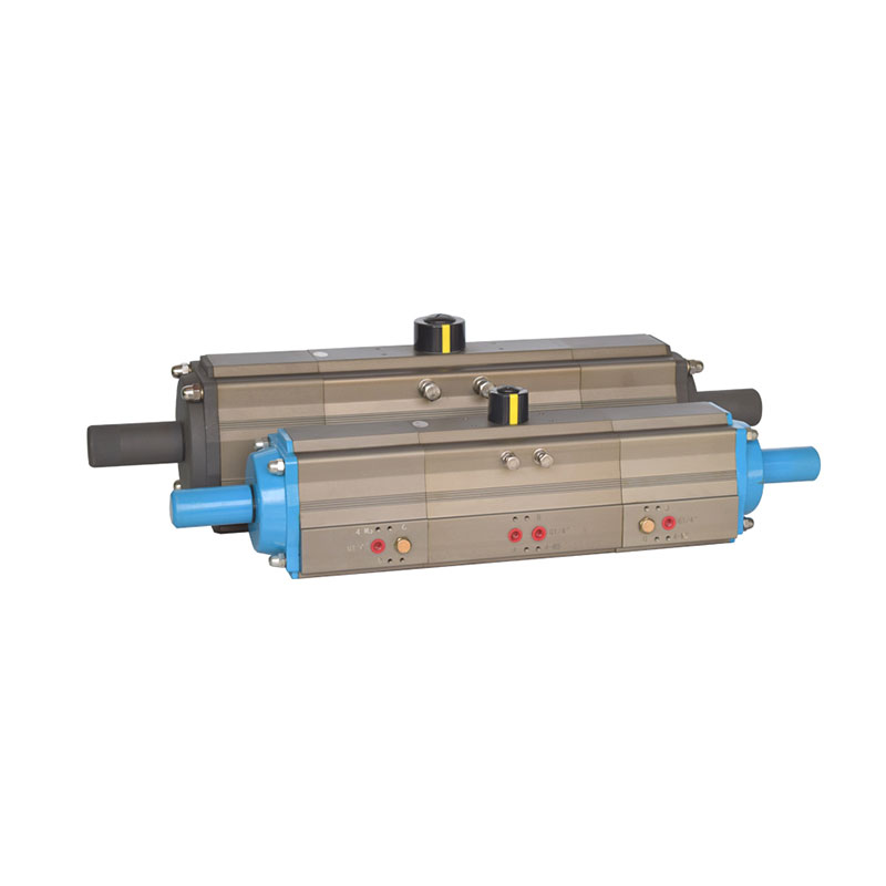 Double acting (DA) three position pneumatic actuator series